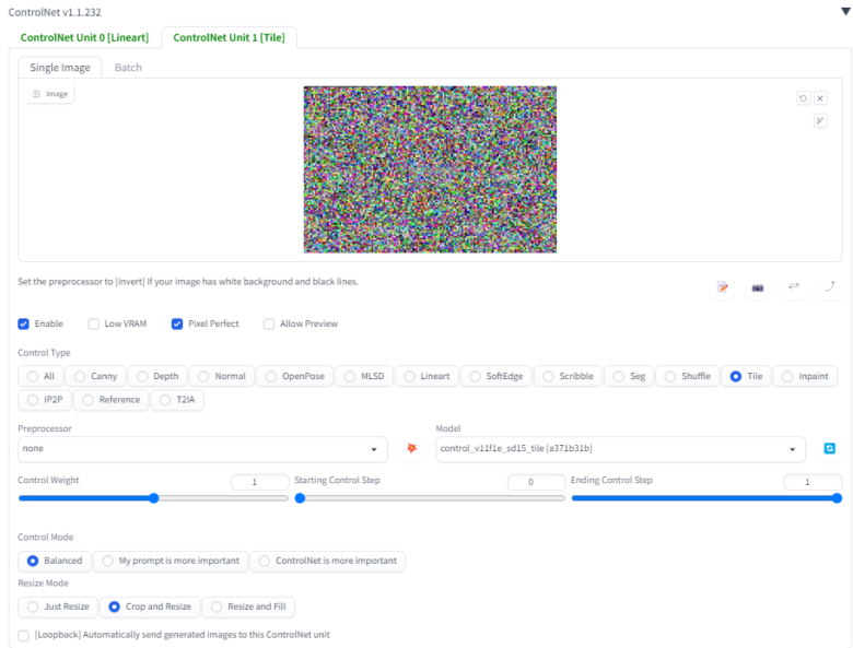 ControlNet Unit 1の画像